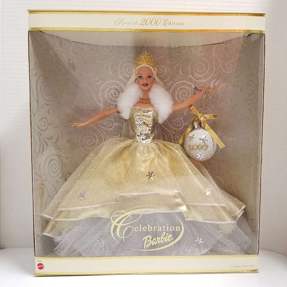 Barbie Celebration Special Edition 2000 Holiday Doll NIB Vintage Collectible